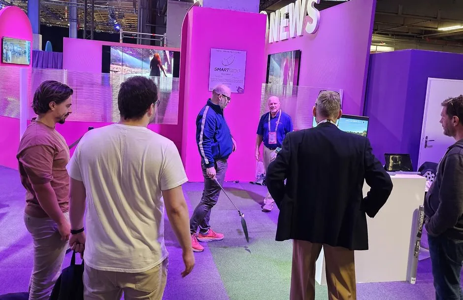SmartGolf experience zone at VivaTech, Paris